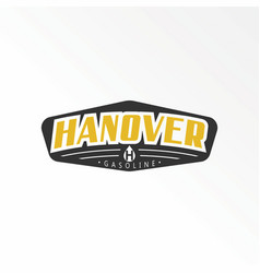 Writing Hanover With Letter H Water Gasoline