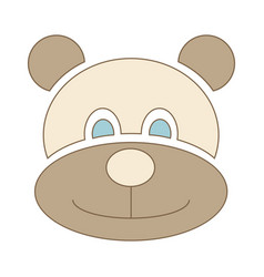 Bear Symbol For Kids Isolated