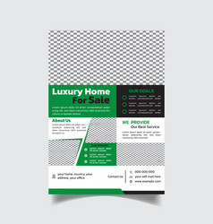 Real Estate Modern Luxury Flyer Design Template