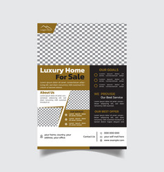 Real Estate Modern Property Flyer Design Template