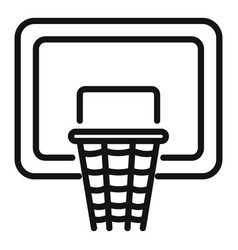 Basketball Board Icon Outline School Sport