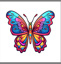 Butterfly Colorful Watercolor Cartoon Kawaii