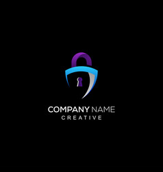 Company Name Logo Design Gradient Color Icon