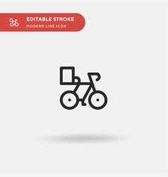 Delivery Bike Simple Icon