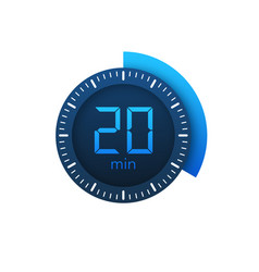 20 Minutes Stopwatch Icon Stopwatch