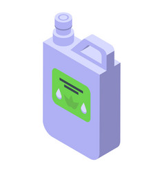 Detergent Canister Icon Isometric Dish