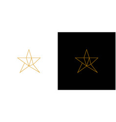 Luxury And Modern Star Abstract Logo Design