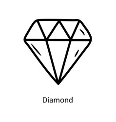 Diamond Outline Icon Design G