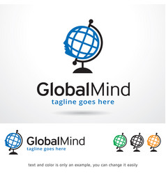 Global Mind Logo Template