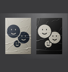 White Happy Friendship Day Icon Isolated