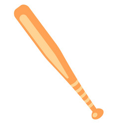 Baseball Bat Icon Sport Game Cartoon Equipment