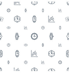 Dial Icons Pattern Seamless White Background