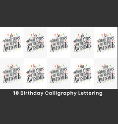 Birthday Design Bundle 10 Quote