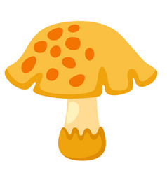 Mushroom White On Background