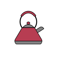 Kettle Icon On White Background