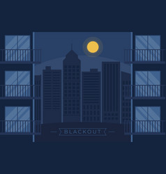 Hand Drawn Flat Design Blackout