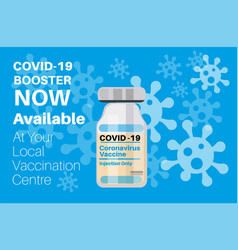 Coronavirus Booster Vaccine Now Available - Book