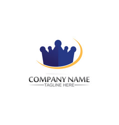 Crown Logo Template Icon