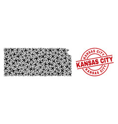 Kansas City Watermark Stamp Seal And State