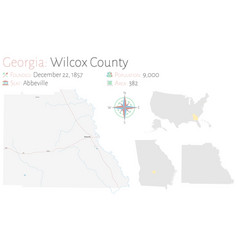 Map Wilcox County In Georgia