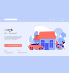 Family House Concept Landing Page