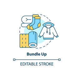 Bundle Up Concept Icon