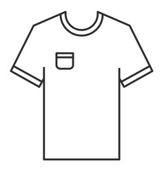 Pocket T Shirt Stroke Icon