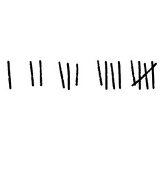 Tally Marks Prison Sticks Lines