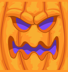 Halloween Pumpkin Mask Idea In Cartoon Style