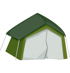 Summer Tent Camp Color Icon