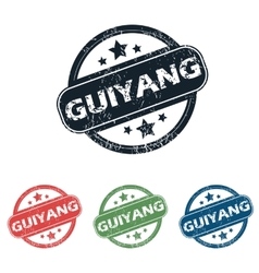 Round Guiyang City Stamp Set