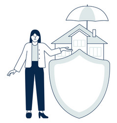 House Insurance Icon Residential Property