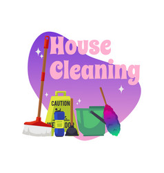 House Cleaning Service Or Store Selling Cleaning