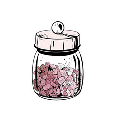 Closed Glass Container