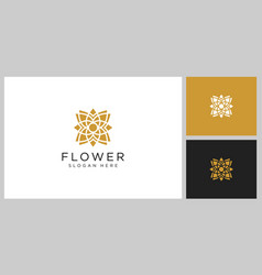 Flower Nature Logo Design Template