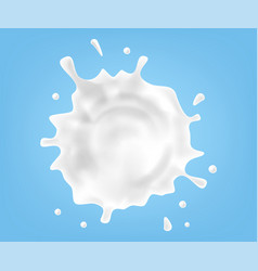 Realistic Splashes Of Milk