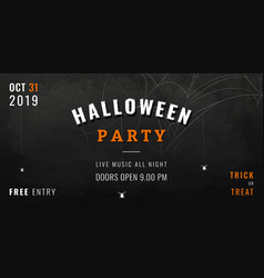 Halloween Party Black Poster Template