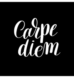 Carpe Diem Hand Written Lettering Positive Quote