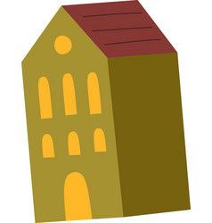 Cartoon House Building