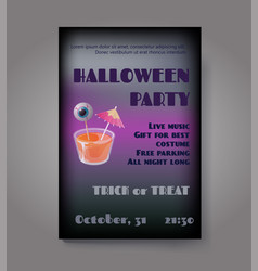 Halloween Party Flyer Or Poster