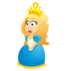 Princess In Cartoon Style