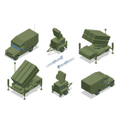 Isometric Nasams Surface-to-air Missile System