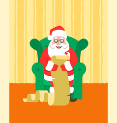 Santa Claus Reads Naughty Or Nice Kids List