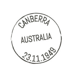 Australia Canberra Postage And Postal Stamp