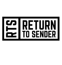 Return To Sender Stamp