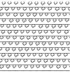 Stylish Monochrome Doodles Hand Drawn Pattern