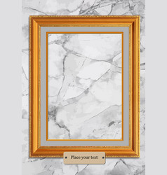 Abstract Dirty Or Aging Frame With Grey Marble