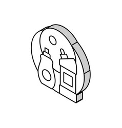 Consumer Chemicals Isometric Icon