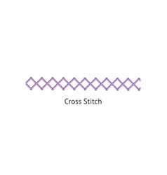 Cross Stitch Type Sewing And Embroidery