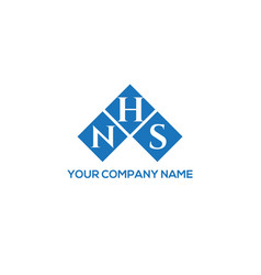 Nhs Letter Logo Design On White Background